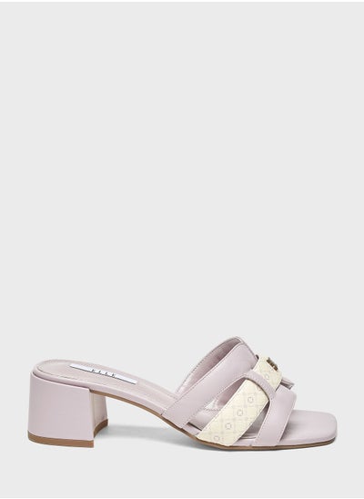 اشتري Multi Strap Block Heel Sandals في الامارات