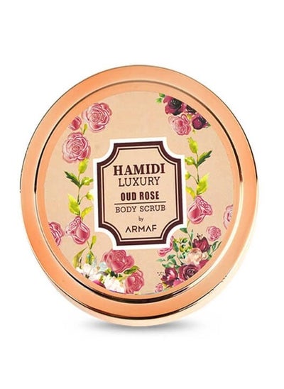 Buy Hamidi Luxury Oud Rose Body Scrub in UAE