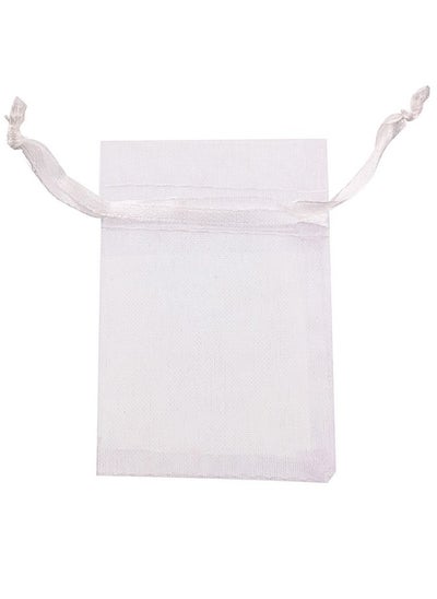 اشتري 100Pcs 2X2.7 Inches Mini Organza Bags With Drawstring For Rings Little Earrings Jewelry Pieces Wedding Favors Party Fovours Small Cute Organza Pouches (White) في الامارات