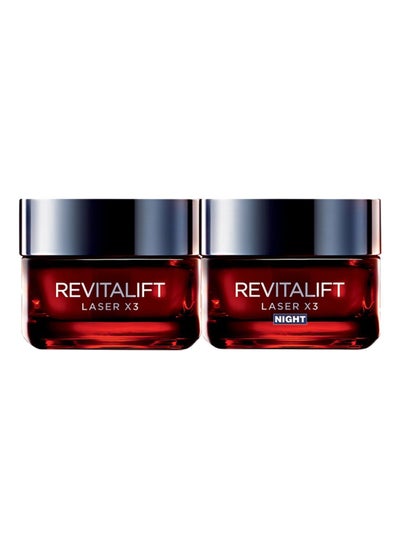 اشتري Pack Of 2 Revitalift Filler Day And Night Cream في الامارات