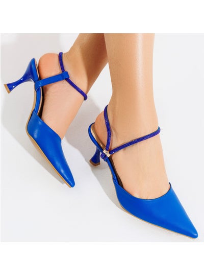 Buy Hills Leather Closed Asters On The Foot-BLUE in Egypt