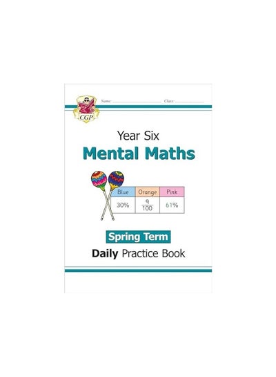 New Ks2 Mental Maths Daily Practice Book Year 6 Spring Term price in ...