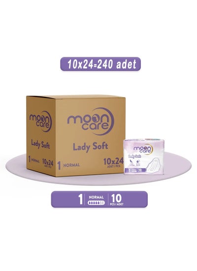 Buy Hygienic Pad Lady Soft Soft Normal (240 Pads) in Saudi Arabia