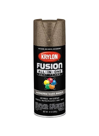 Buy Fusion All-In-One Rust Resistant Spray Paint Hammered Dark Bronze 12 oz K02787007 in Saudi Arabia