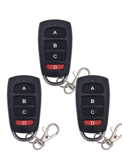 اشتري SYOSI, 3pcs 433mhz Garage Door Cloning Remote Control Keys, Universal Strong Wireless Copy Remote Control Keychain في السعودية