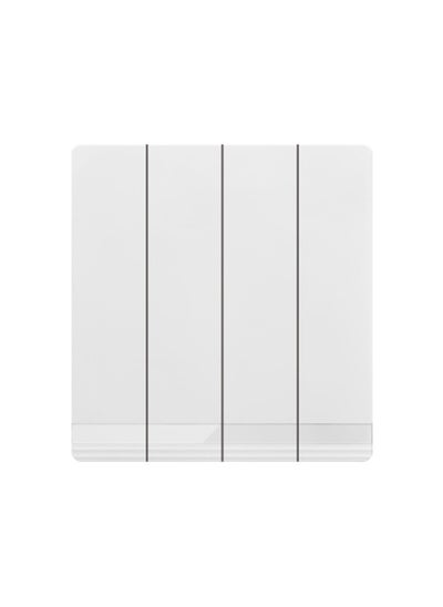 Buy Vmax V5 Series 4 Gang 2 Way Wall Switch 3X3 Inches White Ivory in UAE