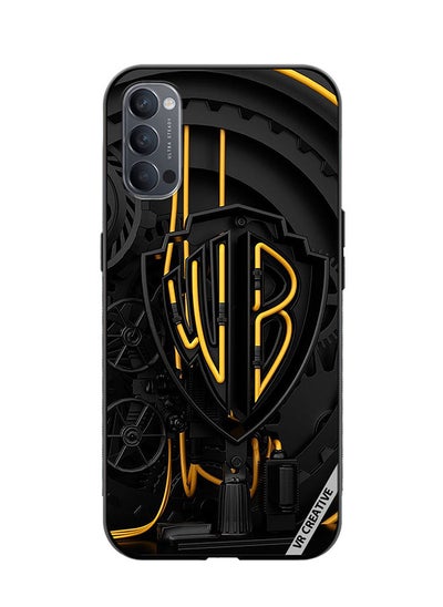 Buy Protective Case Cover For Oppo Reno4 Pro 5G Warner Bros Logo Design Multicolour in UAE