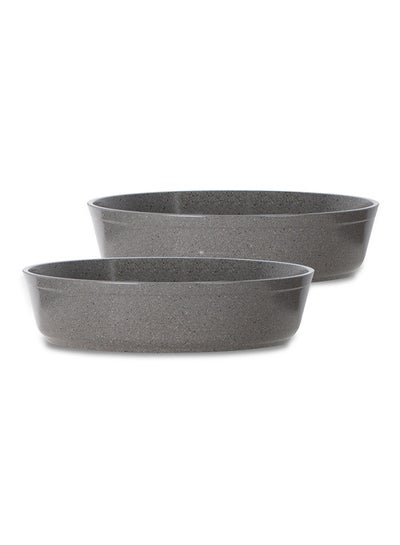 Buy 2 pcs bakeware set (26 & 30) grey in Egypt