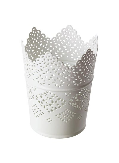 Buy Candle Holder, White, 11 Cm in Saudi Arabia