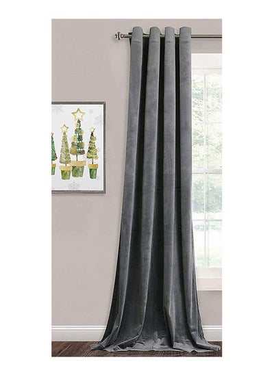 Buy Elegant Velvet Thermal Insulated Curtain for Living Room With Steel Grommets 1 panels in Egypt