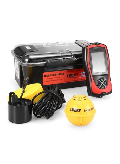 اشتري LUCKY FF1108-1CLA Portable Fish Finder 100M/300FT Depth Fish Alarm Wired Wireless Fish Detector في الامارات