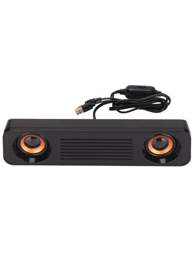 Buy Wired Soundbar, TV Sound Bar with Subwoofer, USB HiFi 360 Degree Stereo Desktop Speaker, Home Theater Surround Sound System Speaker, for TV Gaming Projector in Saudi Arabia