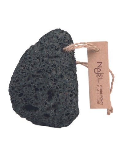 Buy Natural Pumice Stone for Feet & Elbows Black in Saudi Arabia