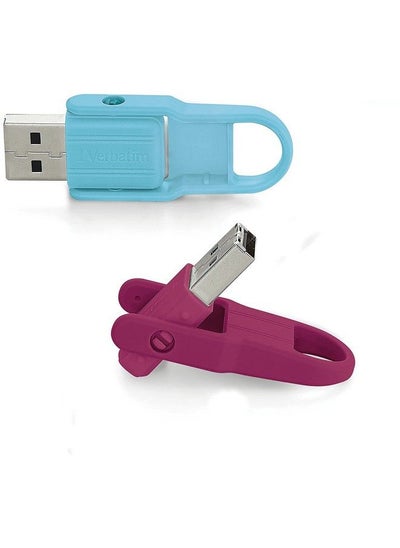 Buy 16Gb Store ‘N’ Flip Usb Flash Drive 2Pk Berry Blue (70377) in UAE