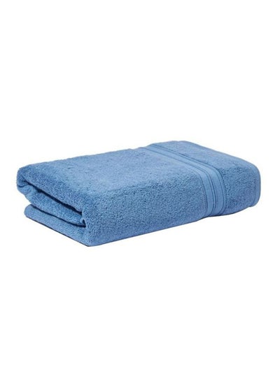 Buy Towel Shadow Bath  550 GSM 100% Cotton Terry 70x140 cm -Luxury Feel Super Absorbent Quick Dry Blue in Saudi Arabia