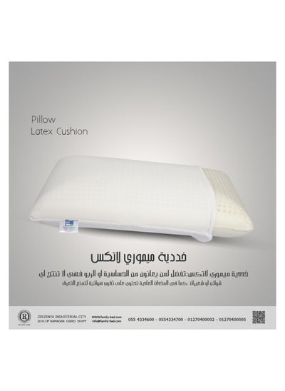 Buy Latex Cushions size 45 x 70 cm from Family Bed in Egypt