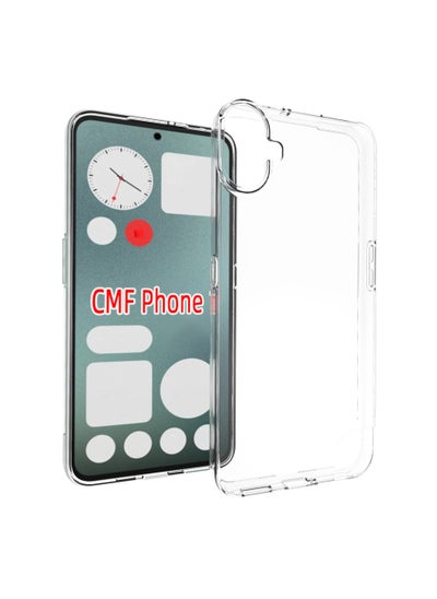 Buy Soft Flexible TPU Anti-Shock Slim Transparent Back Cover For Nothing CMF Phone 1/cmf by NOTHING Phone 1 in Saudi Arabia