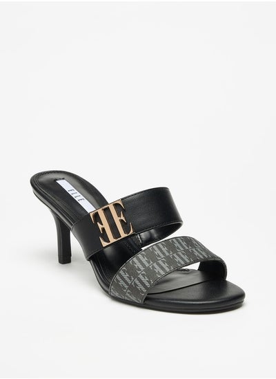 Buy Women's Strappy Slip-On Sandals with Stiletto Heels in Saudi Arabia