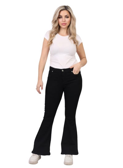 Buy Women's black Charleston gabardine pants in Egypt