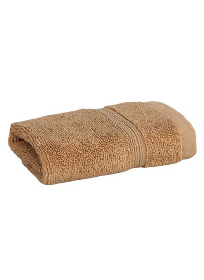 اشتري Ritzy Cotton Face Towel, Beige - 30x30 cms في الامارات