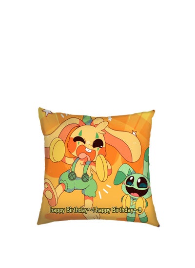 Buy Smiling Critters Throw Pillow Covers,Case Cover Square Cushion Cover,Smiling Critters Cartoon peripheral,Animal Cushion Covers Pillow Case Cover for Sofa Car Bedroom Home Decor in UAE