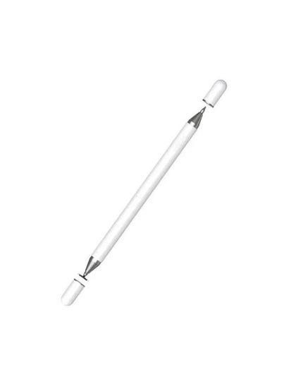 Buy 2 In1 Universal Multi Function Stylus Pen White in Saudi Arabia