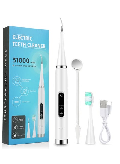 Buy Ultrasound Electric Toothbrush Oral Care Removal Of Dental Calculus Household Multi Automatic Toothbrush USB Waterproof in UAE