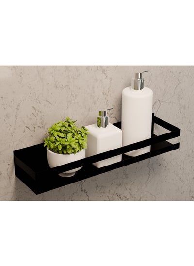 Buy shelf Shower and shampoo rack Bathroom Stainless S304 Black color, 30cm, type S304 in Egypt