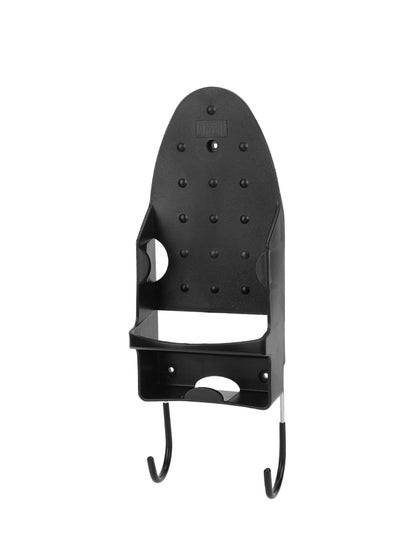 Buy Wall Mounted Iron Organizer Black Color in UAE
