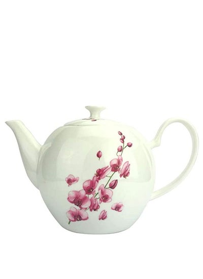 Buy Microwave Safe Heat Resistant and Freezer Safe Smooth Surface  Oriental Cherry  Teapot 1.5 Liters in UAE