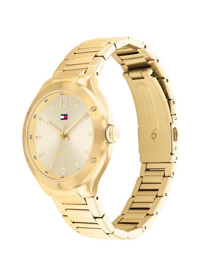 اشتري TOMMY HILFIGER NAOMI WOMEN's LIGHT CHAMPAGNE DIAL, IONIC THIN GOLD PLATED 2 STEEL WATCH - 1782477 في الامارات