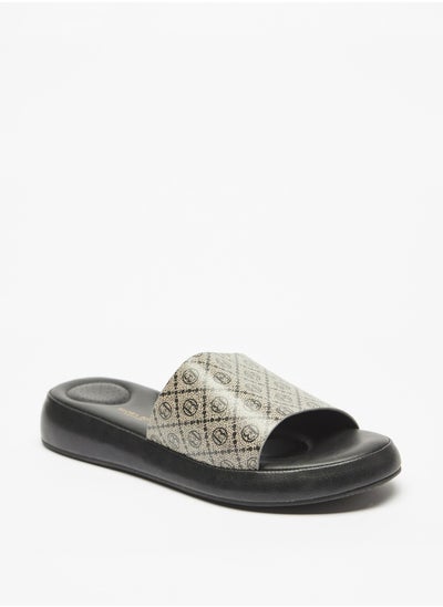 اشتري All-Over Print Slip-On Sandals في السعودية