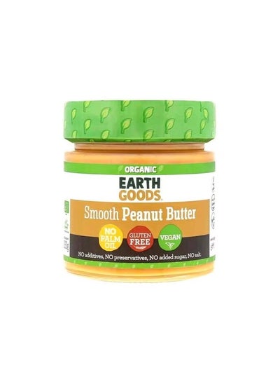 اشتري Earth Goods Organic Smooth Peanut Butter 220g في الامارات