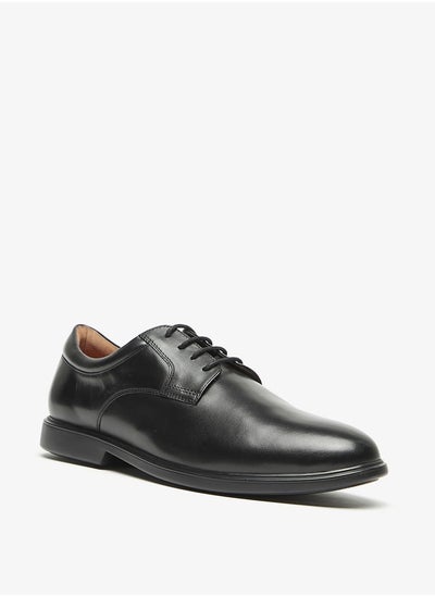 Buy Men's Solid Lace-Up Derby Shoes in UAE