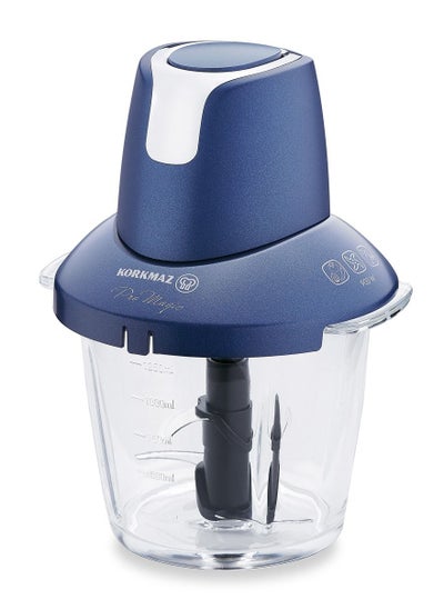 Buy Food Processor Chopper Blue Colour in Saudi Arabia