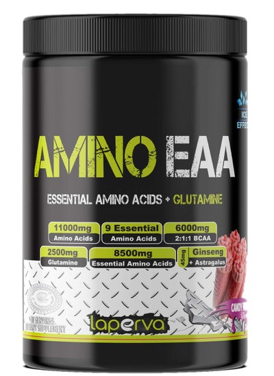 Buy Laperva Amino EAA + Glutamine, Candy Fruit, 390 Gm-30 Servings in Saudi Arabia