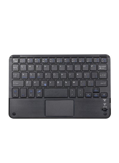 Buy Wireless BT 3.0 Keyboard 59 Keys Ultra-slim Mini BT Keyboard with Touch Pad Support Android Windows iOS System for Laptop Phone Tablet in Saudi Arabia