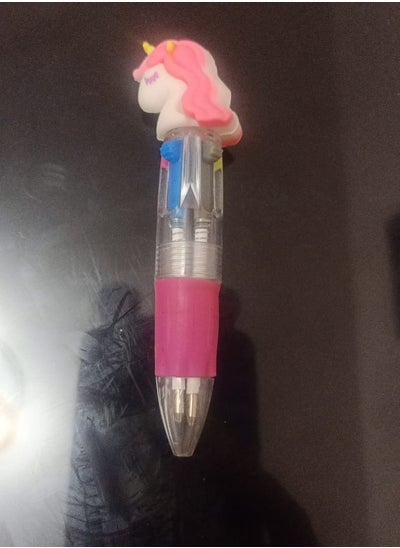 Buy 4*1 pen with zippers in the shape of a unicorn in Egypt