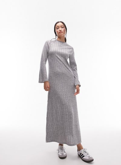 Buy Ribbed Knitted Dress in Saudi Arabia