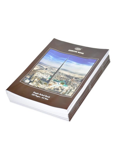 اشتري International Exercise Books Single Ruled, 120 Pages, Pack Of 10 Pieces, A4 Size - FSEBA4INT60 في الامارات