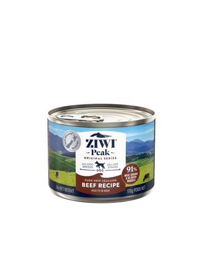 Buy ZIWI Peak Beef Recipe Wet Dog Food 390G Pack of 12 in UAE