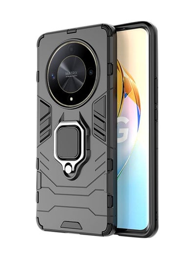 Buy HONOR X9b/X50 5g Case Cover With Anti-Fingerprints Anti-scratches Anti-drops Anti-oil Full Body Protection Shockproof Protective Back Cover Phone Magnetic Ring Kickstand Car Mount Accessory in UAE