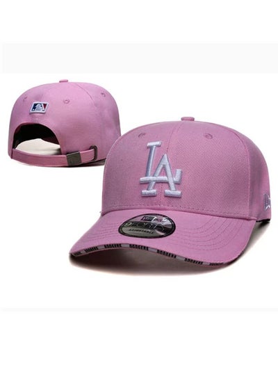 Buy New Era Los Angeles Dodgers Fashion Sunshade Hat, Mesh Hat, Outdoor Men's and Women's Sports Duck Tongue Hat Purple in UAE