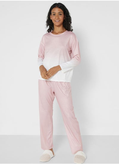 Buy Ombre Pyjama Pant Set in Saudi Arabia