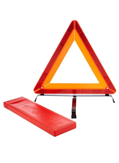 Buy Warning Triangle Reflective Safety Emergency Triangle Foldable Road Warning Triangle EU Roadside Hazard Alert Signs with Storage Box for Car Emergencies Accessories in UAE