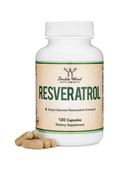 اشتري Resveratrol Supplement for Healthy Aging Support, 500mg Per Serving, 120 Capsules في الامارات