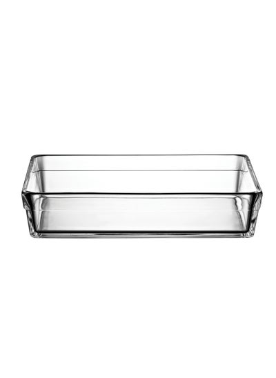 اشتري Rectangular Glass Baking Tray 2500 ml 28.7x19.7x6 cm في الامارات