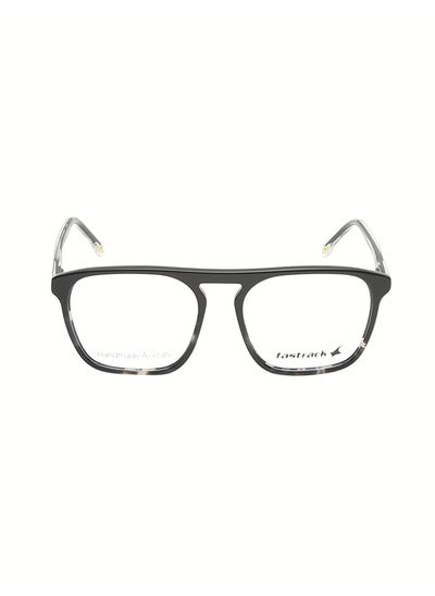 Buy Clear And Black Navigator  Rimmed Eyeglasses in UAE