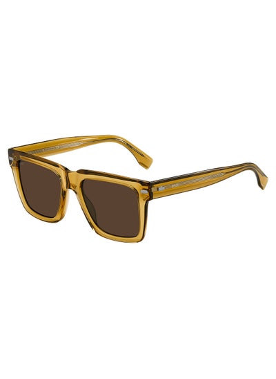 Buy Men's UV Protection Square Sunglasses - Boss 1442/S Brwnorang 53 - Lens Size: 53 Mm in UAE