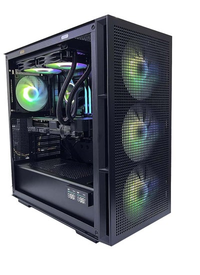 اشتري Liquid Cooled ARGB Gaming PC, Intel i7-11700F, Nvidia RTX 4070, 32GB DDR4,1TB NVME M.2 SSD,1TB HDD,750Watts PSU, Windows 10 pro, 1Year Warrant (11700F, RTX 4070) في الامارات